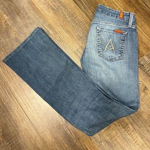 7 For All Mankind jeans. ‘A pocket’. Size 25.